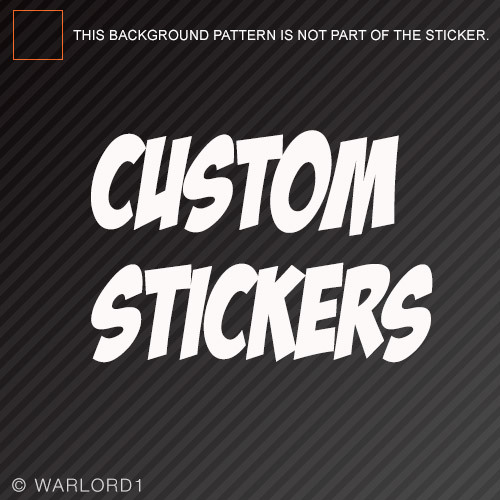 Custom sticker contact us - custom,