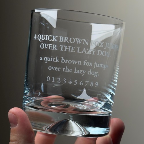 Custom engraved glass - engraved, –